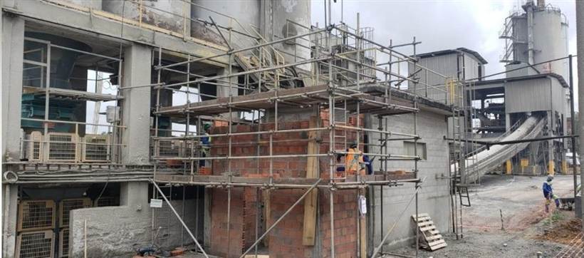 Obra industrial da Savel Engenharia